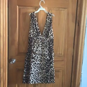 Leopard print dress